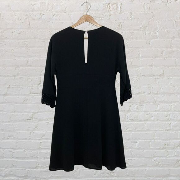 NKN Nekane Sequin Black Boho Mini Dress S ✨ - Picture 3 of 12